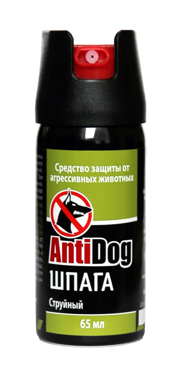 Перцовый баллончик AntiDog Шпага, 65 мл